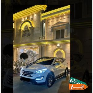 اجاره ماشین عروس سانتافه نیو همراه با راننده