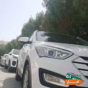 اجاره خودرو /رنت ماشین /سانتافه 2018 فول