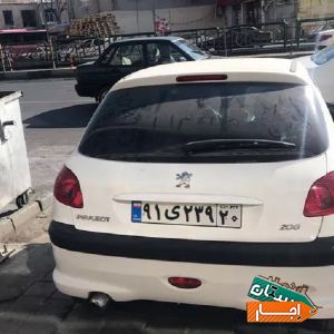 اجاره خودرو 206 کرایه