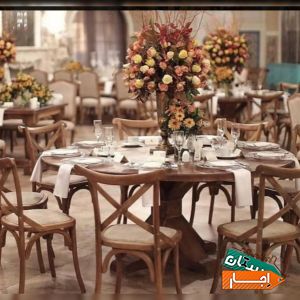 اجاره انواع میز و صندلی های روستیک