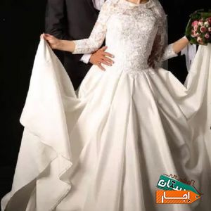 اجاره لباس عروس پوشیده سایز 38 با بهترین قیمت