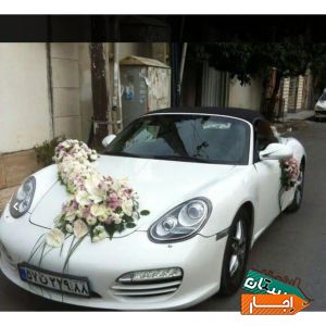 اجاره ماشین عروس با گل هدیه اجاره خودرو تشریفات