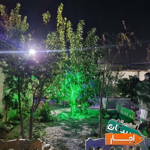 کرایه روزانه باغ باغچه