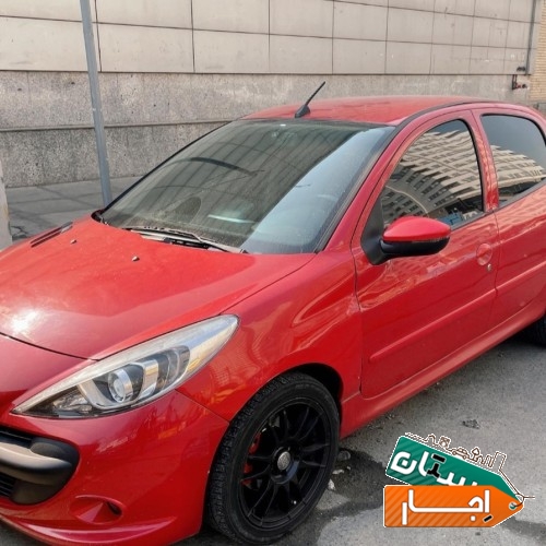 اجاره خودرو 207دنده قرمز با نازلترین قیمت