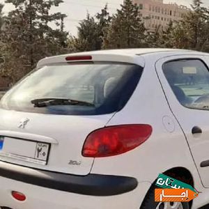 پژو 206 اجاره ای هفتگی با بهترین شرایط