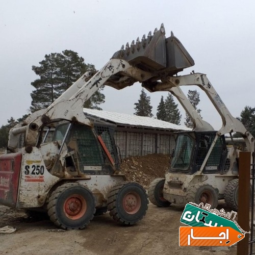 اجاره بابکت برای کندن استخر در تمام نقاط کرج