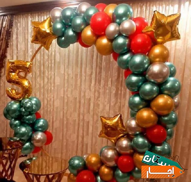 بادکنک آرایی اجاره لوازم تولد هرنقطه تهران