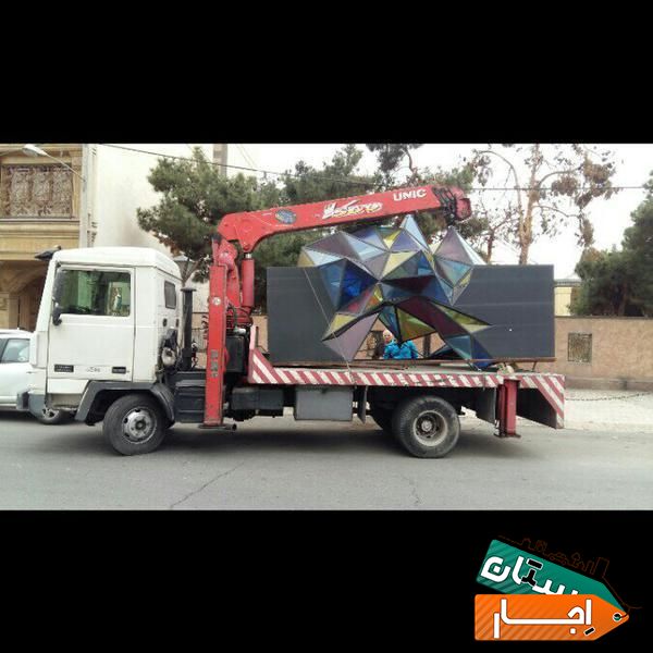 اجاره جرثقیل کفی 3تن 5تن و‌(سبدبالابر) در تهران
