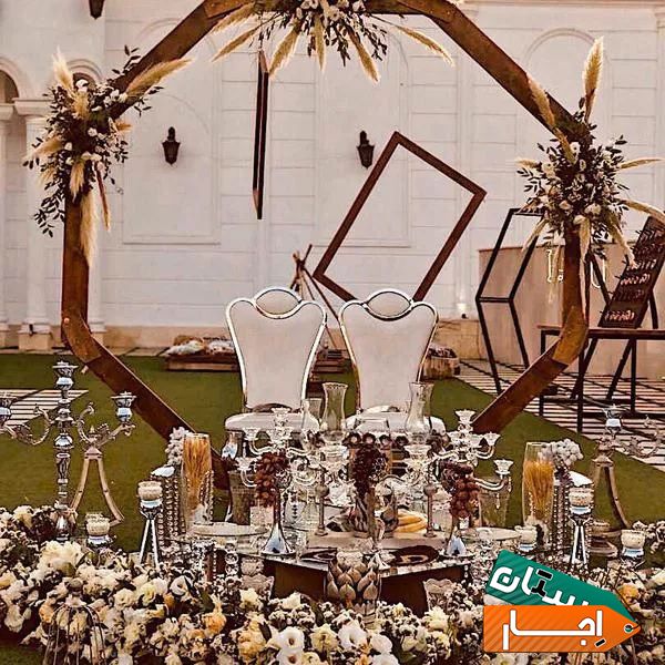 اجاره سفره عقد و تم تولد و بک گراند و گل آرایی