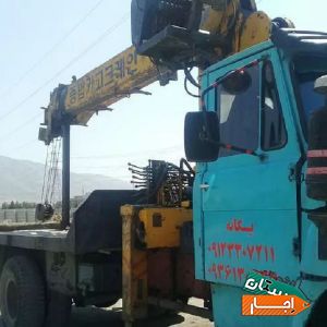 اجاره جرثقیل 7 تن دکل بلند با بهترین قیمت