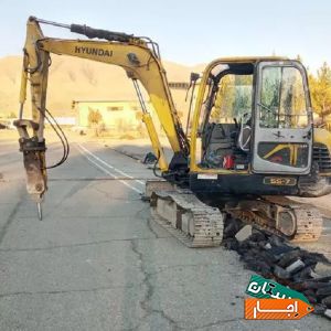 اجاره مینی بیل بابکت بیل بزرگ تخریب ساختمان و گود با بهترین قیمت