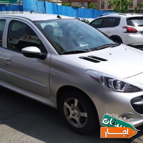 اجاره خودرو پژو 207 نقره ای اتومات مدل 97 با شرایط اسان