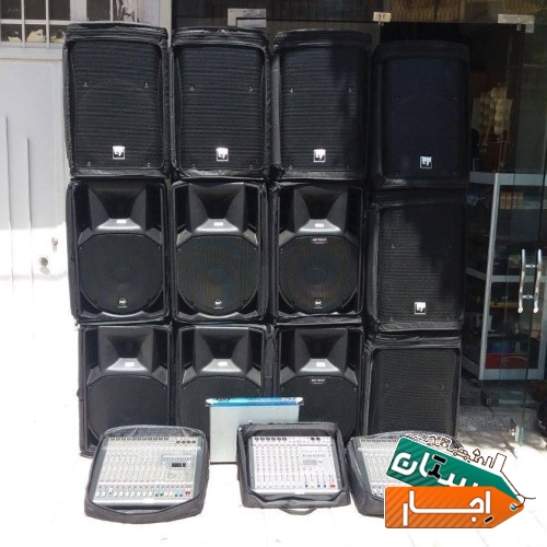 اجاره دایناکورد Rcf Ev باند پسیو اکتیو پاور میکسر
