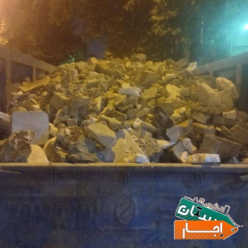 خدمات حمل نخاله با اجاره نیسان خاور بابکت