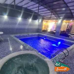 اجاره باغ ویلا با استخر آب گرم و پوشیده