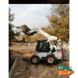 اجاره مینی بیل بیل مکانیکی بابکت به همراه پیکور