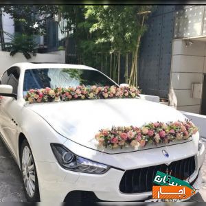 اجاره و تزئین ماشین عروس،دسته گل و...