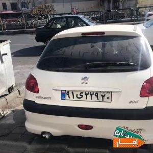 اجاره خودرو 206 کرایه