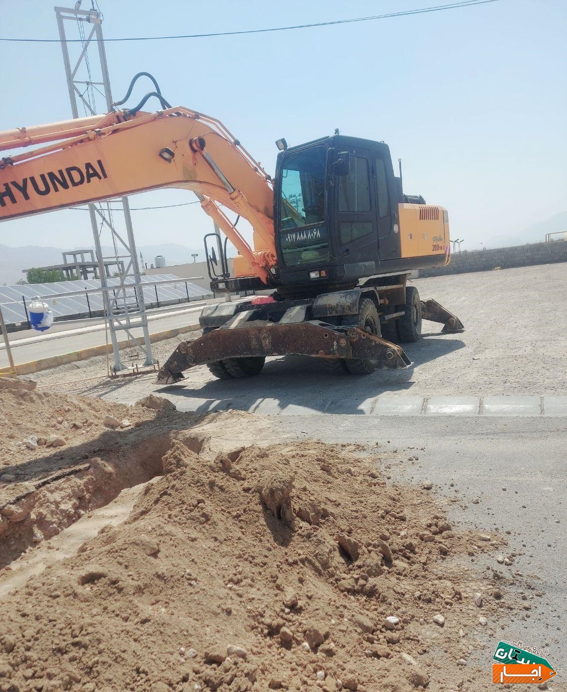 اجاره بیل لاستیکی 200
