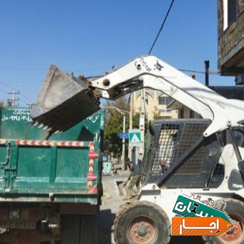 اجاره بابکت مینی بیل حمل نخاله با خاور نیسان کامیون