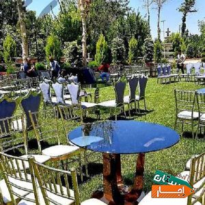 اجاره کرایه ظروف میز صندلی باند تشریفات در تمام اصفهان با بهترین قیمت