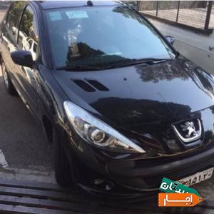 اجاره 207 مشکی صفر با شرایط عالی
