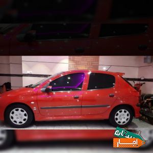 اجاره کرایه ماشین عروس 206 قرمز