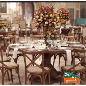 اجاره انواع میز و صندلی های روستیک