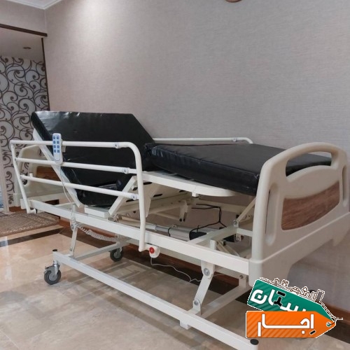 تخت بیمار برقی گارددار اجاره بیمارستانی جراحی مغز