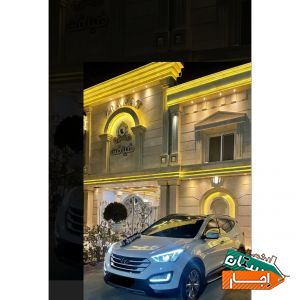 اجاره ماشین عروس سانتافه نیو همراه با راننده