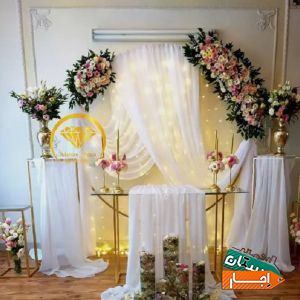 اجاره میز گل ارایی نامزدی تولد دکور باکس بله برون