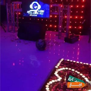 اجاره باند.رقص نور.میزسوارز.ارسال و نصب شرق تهران