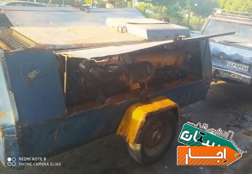 کمپرسور باد تخریب
