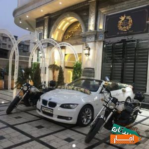 رنت و اجاره ماشین عروس با گل ارایی هدیه با مناسب ترین قیمت