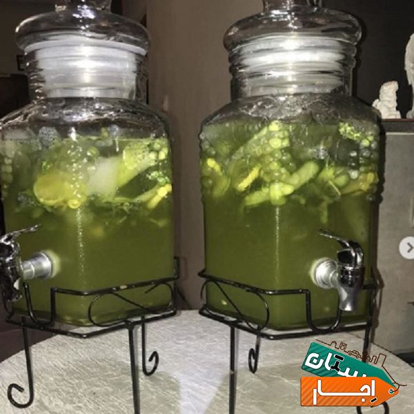 اجاره کلمن شیشه ای 7ونیم لیتری