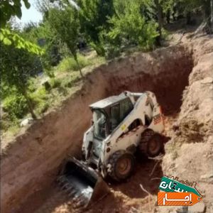 بابکت کندن استخرکل نقاط کرج خاورحمل نخاله بیل لودر