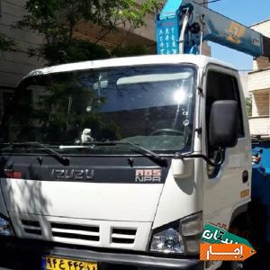 جرثقیل کفی دار و دکل بلند (فقط برای کار،24ساعته)