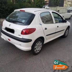 اجاره پژو/مدت دار/206 نو با بهترین شرایط