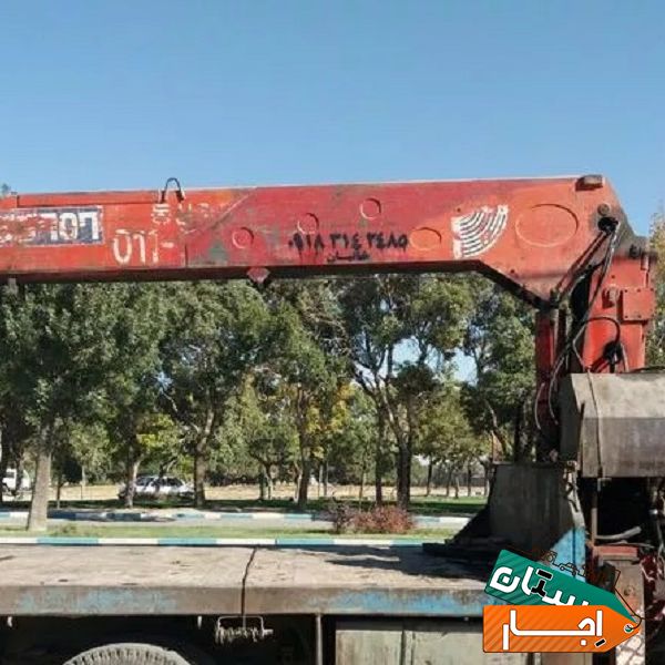 اجاره جرثقیل 911 کفی دکل بلند اجاره ای با مناسب ترین قیمت در همدان