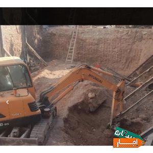 اجاره مینی بیل مکانیکی با پیکور و باکت 40 سانتی