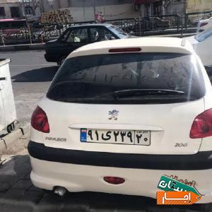 اجاره خودرو 206 کرایه