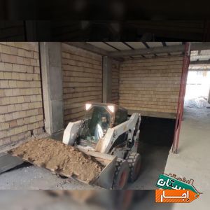 اجاره مینی بیل و بابکت همراه پیکور حمل نخاله