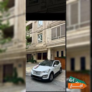 اجاره ماشین عروس سانتافه نیو همراه با راننده