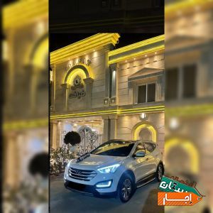 اجاره ماشین عروس سانتافه نیو همراه با راننده