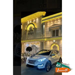 اجاره ماشین عروس سانتافه نیو همراه با راننده