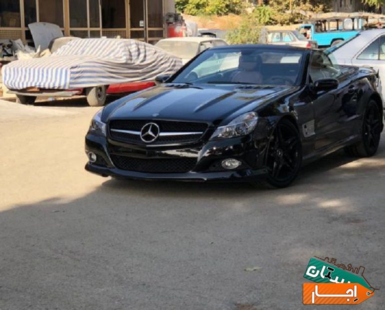 اجاره مرسدس بنز sl55 مشکی 2011