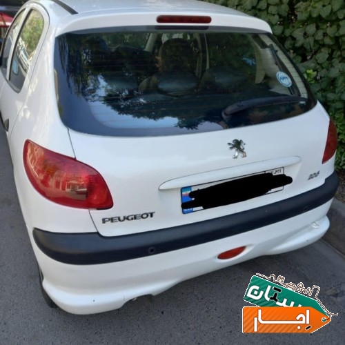 اجاره خودرو 206،قیمت توافقی