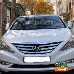 اجاره خودرو سوناتا Yf سفید اجاره ای/رنت ماشین