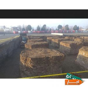 بابکت کندن استخر کل کرج خاور حمل نخاله بیل لودر