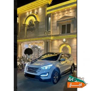 اجاره ماشین عروس سانتافه نیو همراه با راننده